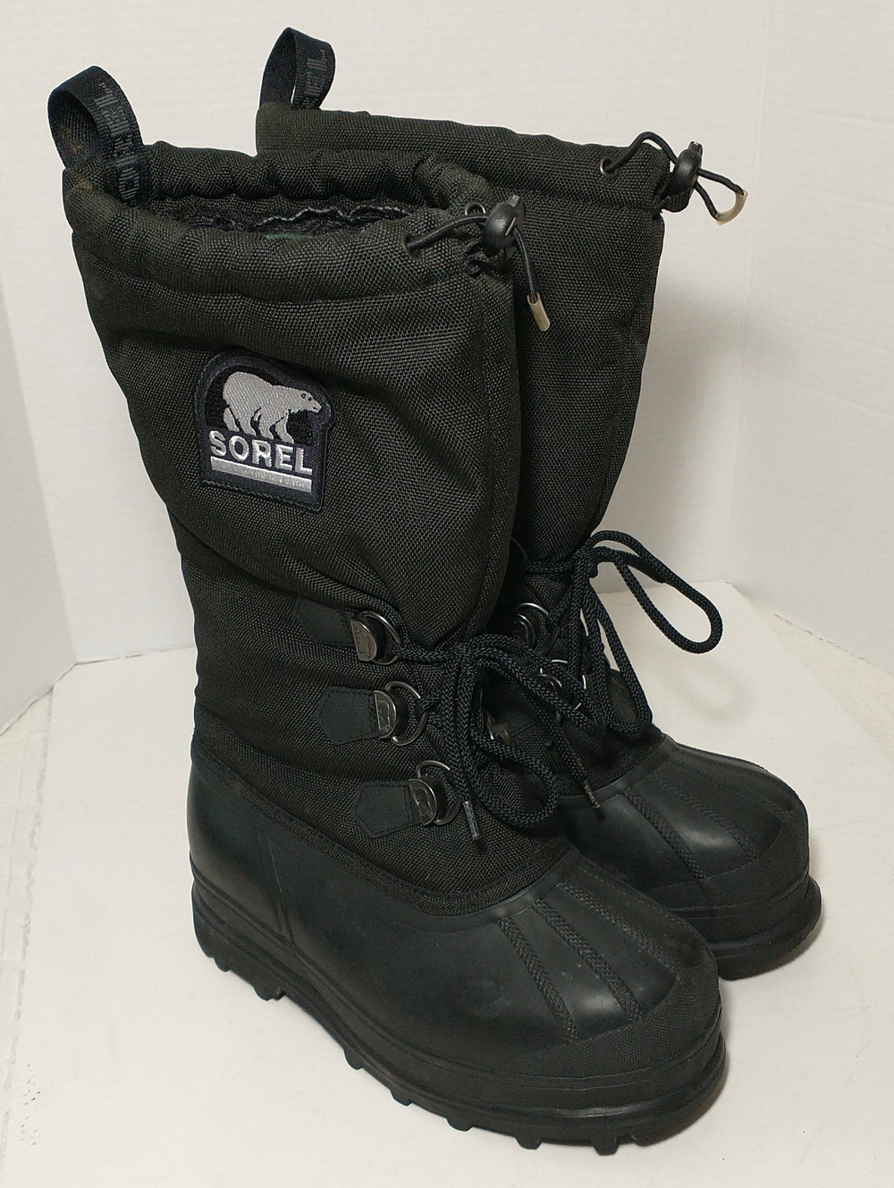 Sorel Glacier Winter Boots, Insulated, Black, Size 7, Snow Sports, Snowmobile